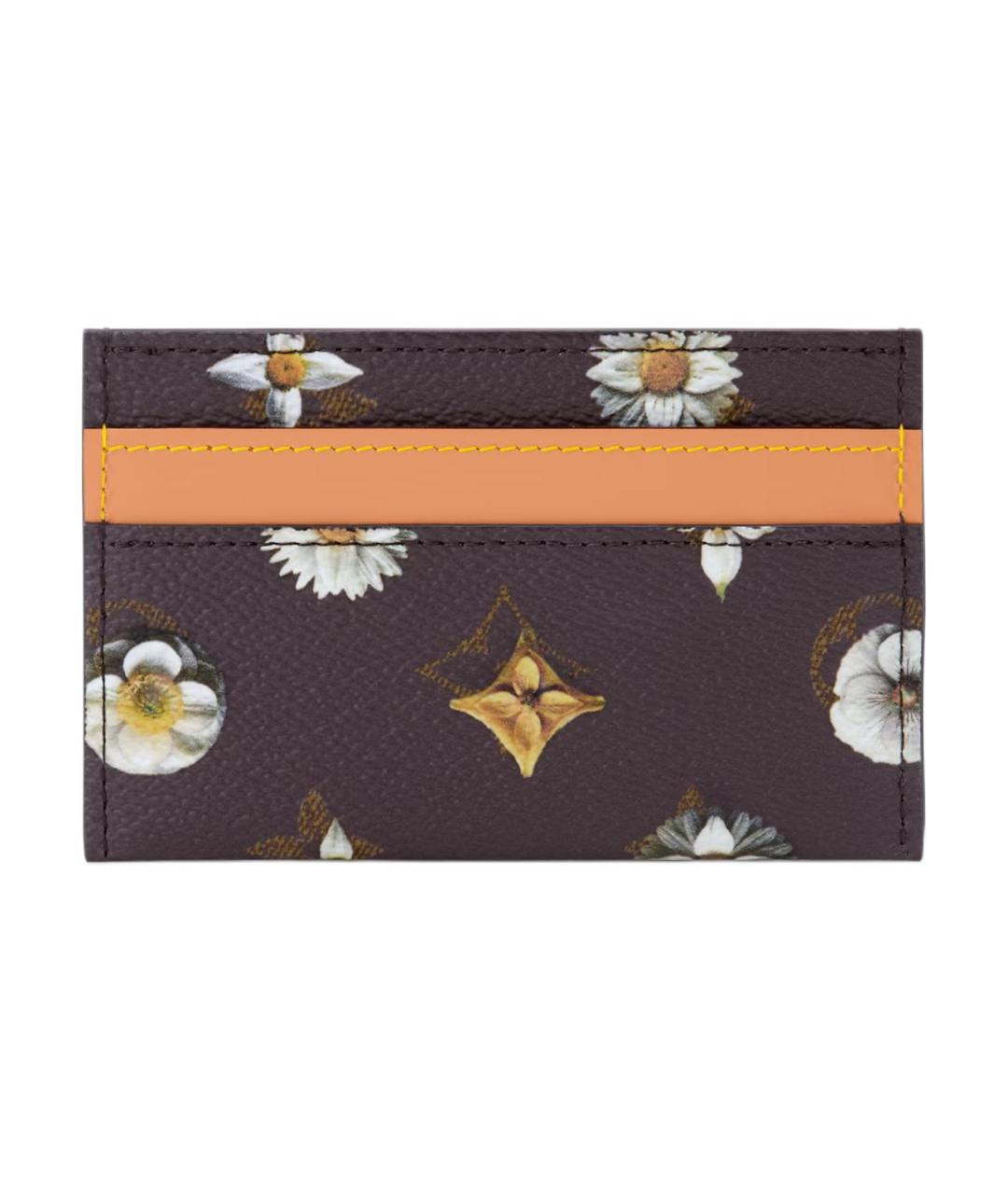LOUIS VUITTON Коричневый кардхолдер, фото 3