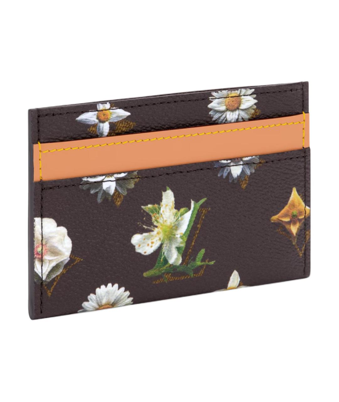 LOUIS VUITTON Коричневый кардхолдер, фото 2