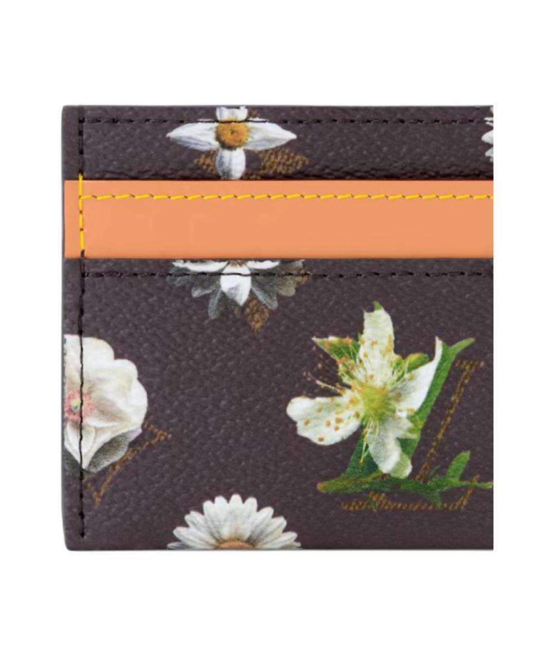 LOUIS VUITTON Коричневый кардхолдер, фото 5