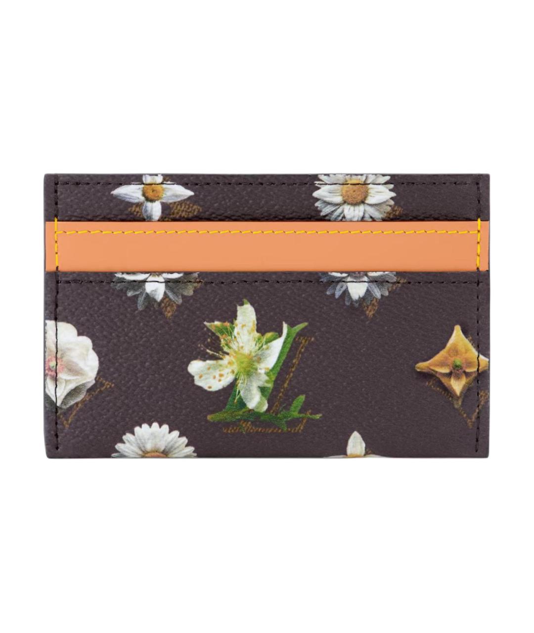 LOUIS VUITTON Коричневый кардхолдер, фото 1