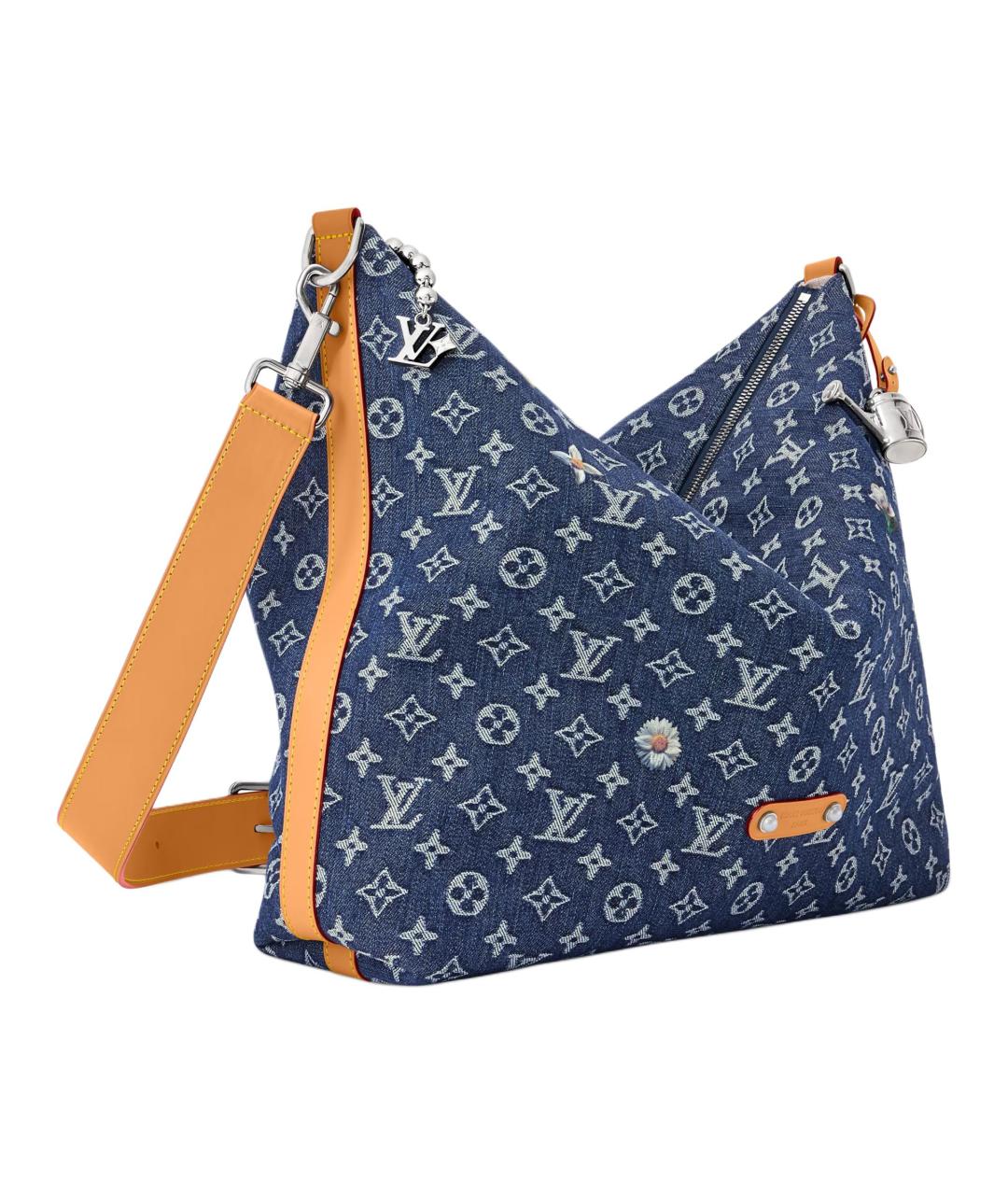 LOUIS VUITTON Синяя деним сумка на плечо, фото 2