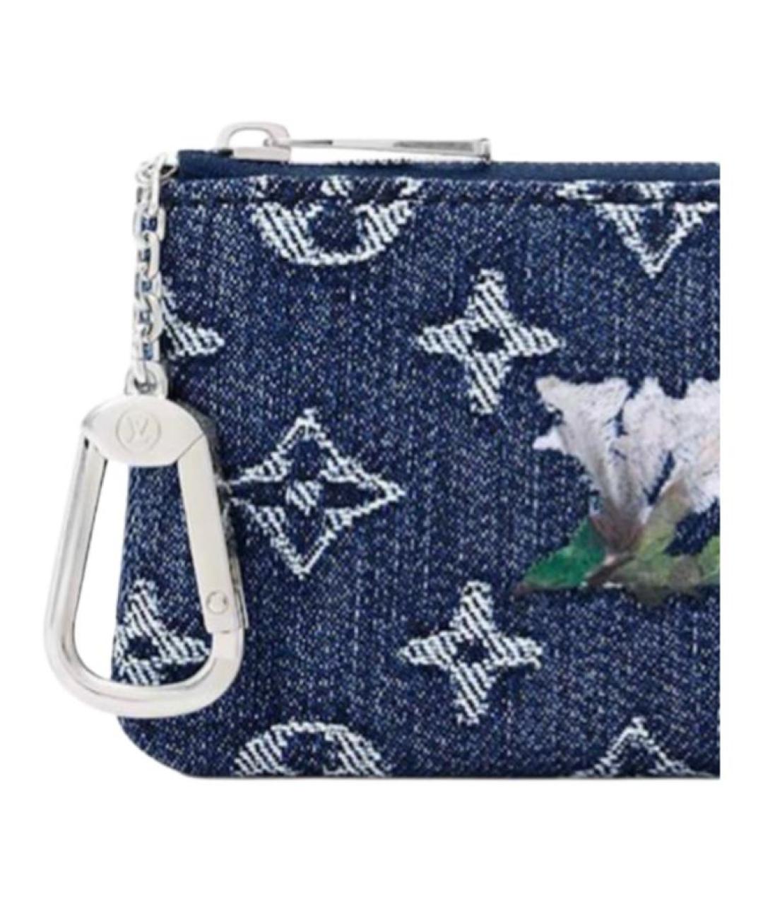 LOUIS VUITTON Синяя ключница, фото 5