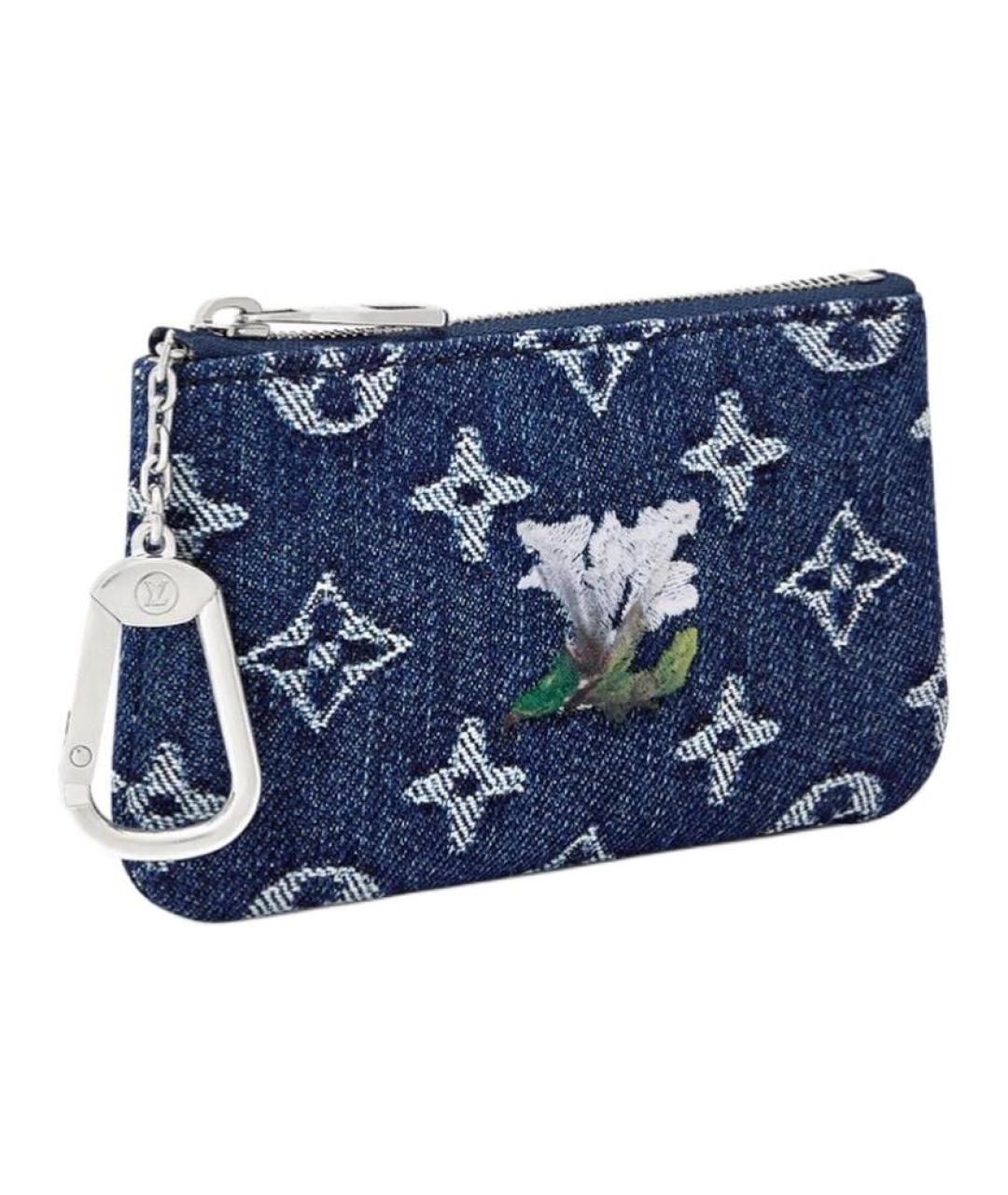 LOUIS VUITTON Синяя ключница, фото 2