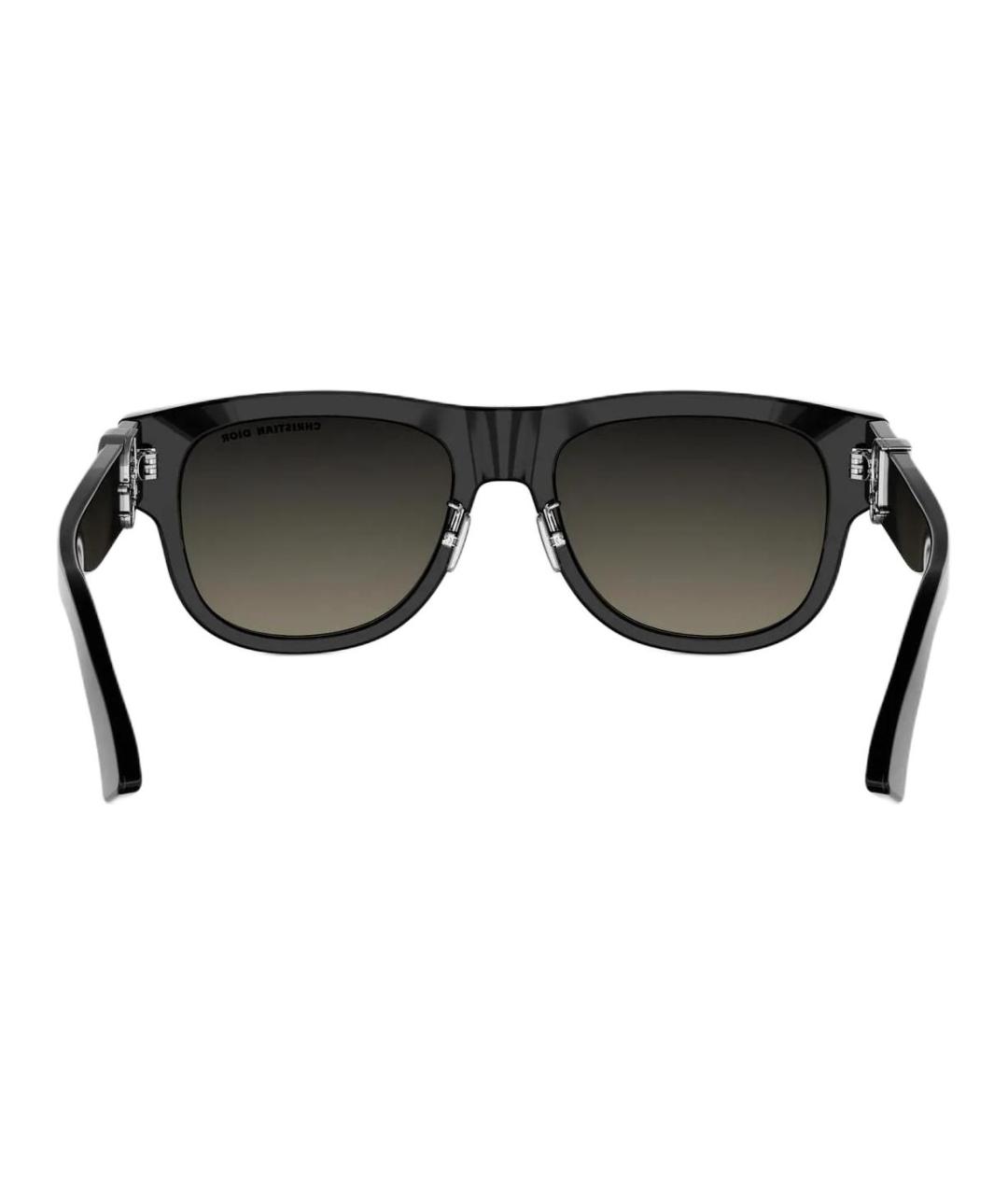 CHRISTIAN DIOR Черные пластиковые солнцезащитные очки, фото 5