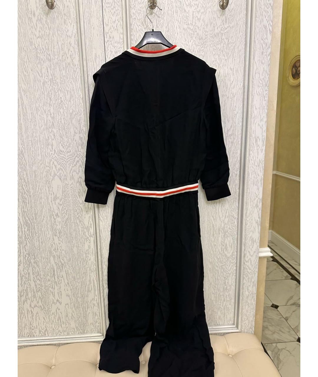 PINKO Черный вискозный комбинезон, фото 2