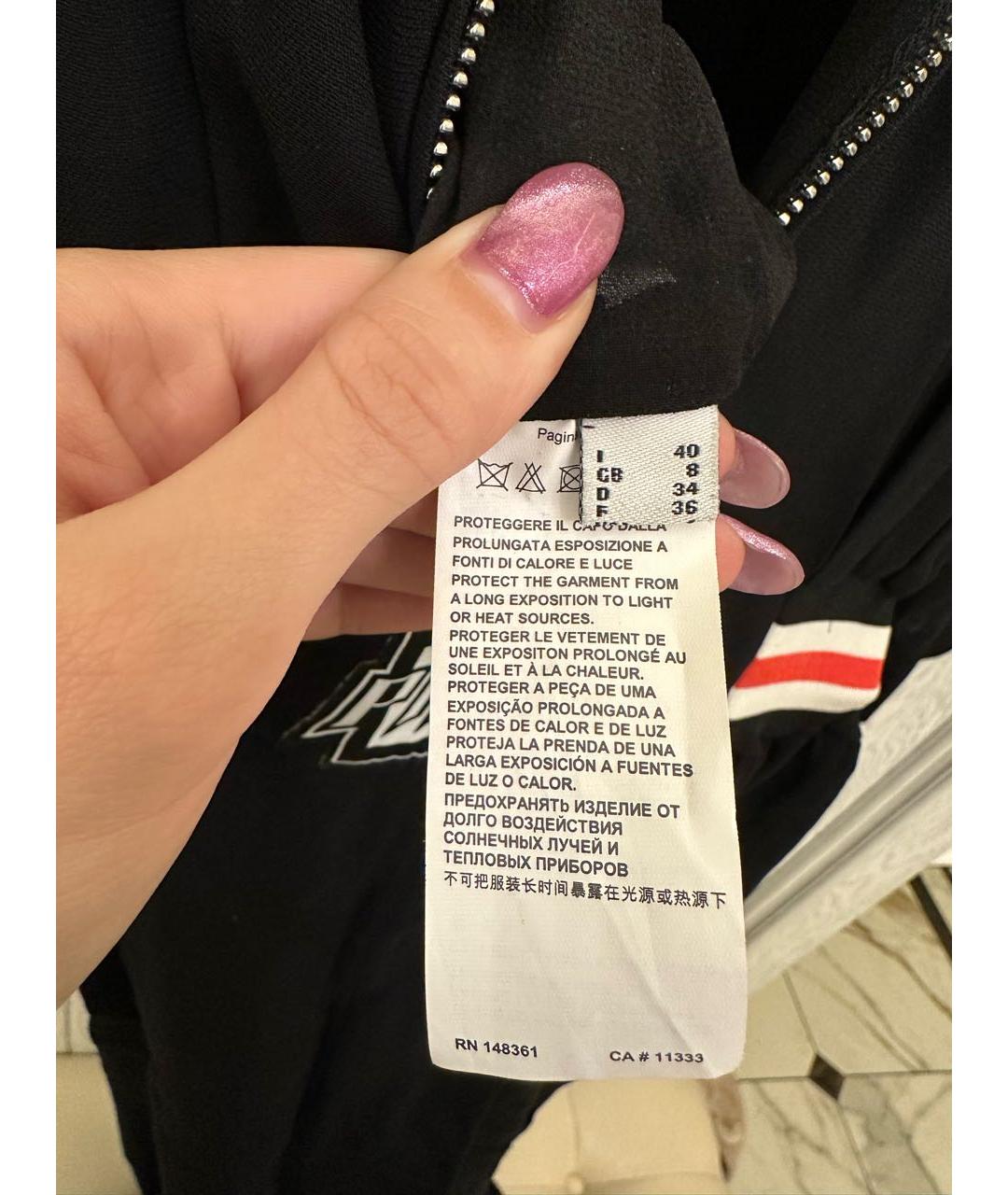 PINKO Черный вискозный комбинезон, фото 4