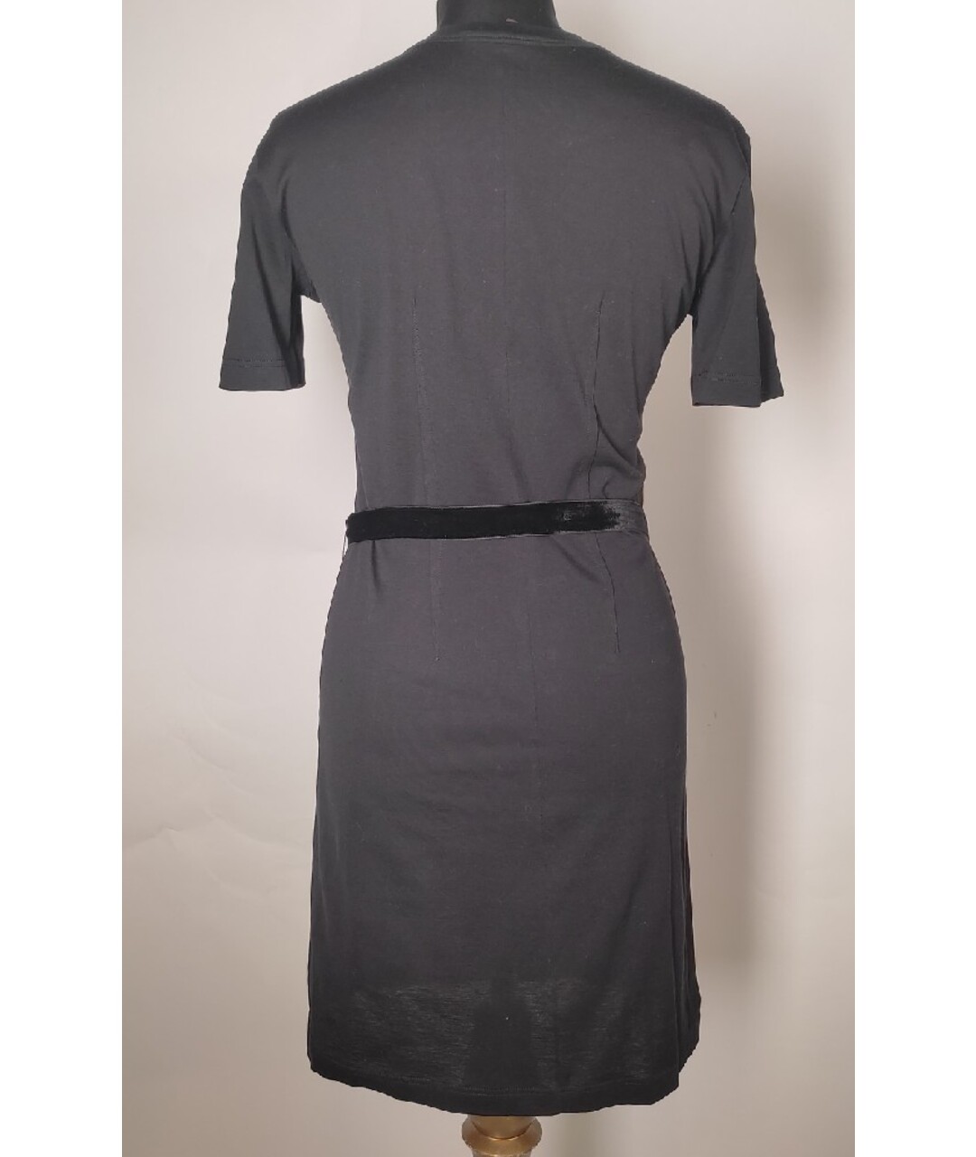 LOUIS VUITTON PRE-OWNED Черное хлопковое платье, фото 3