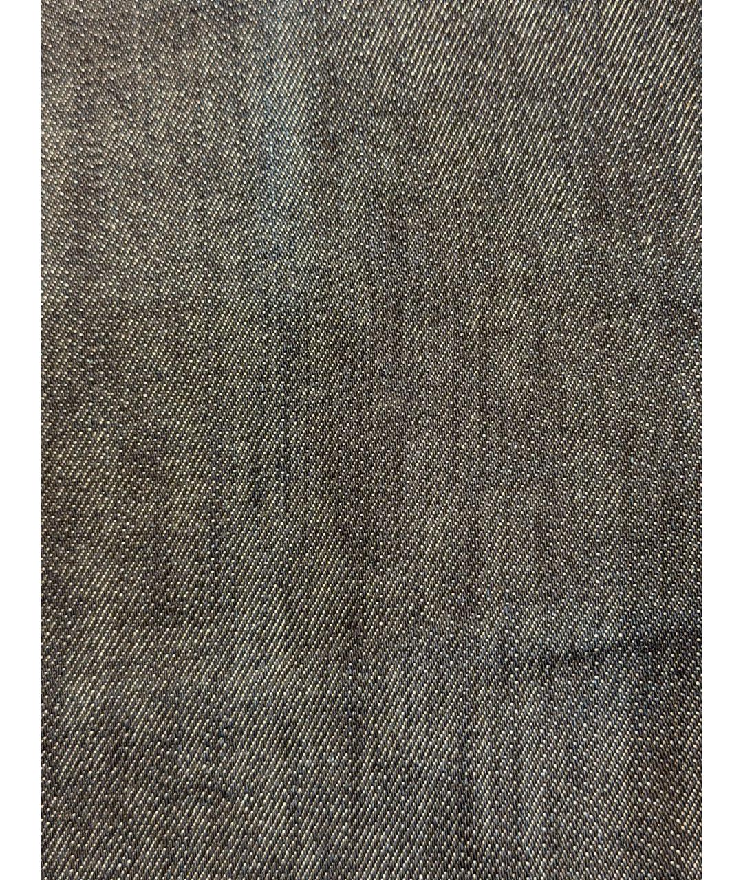 CHRISTIAN DIOR Синие хлопко-полиэстеровые джинсы, фото 4