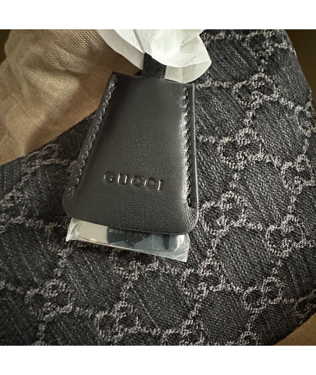 GUCCI Антрацитовая сумка с короткими ручками, фото 4