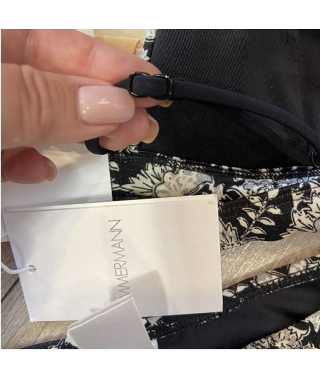 ZIMMERMANN Черный полиэстеровый купальник, фото 6