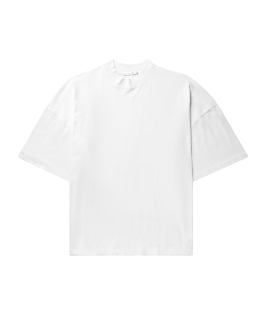 THE ROW Белая хлопковая футболка, фото 1