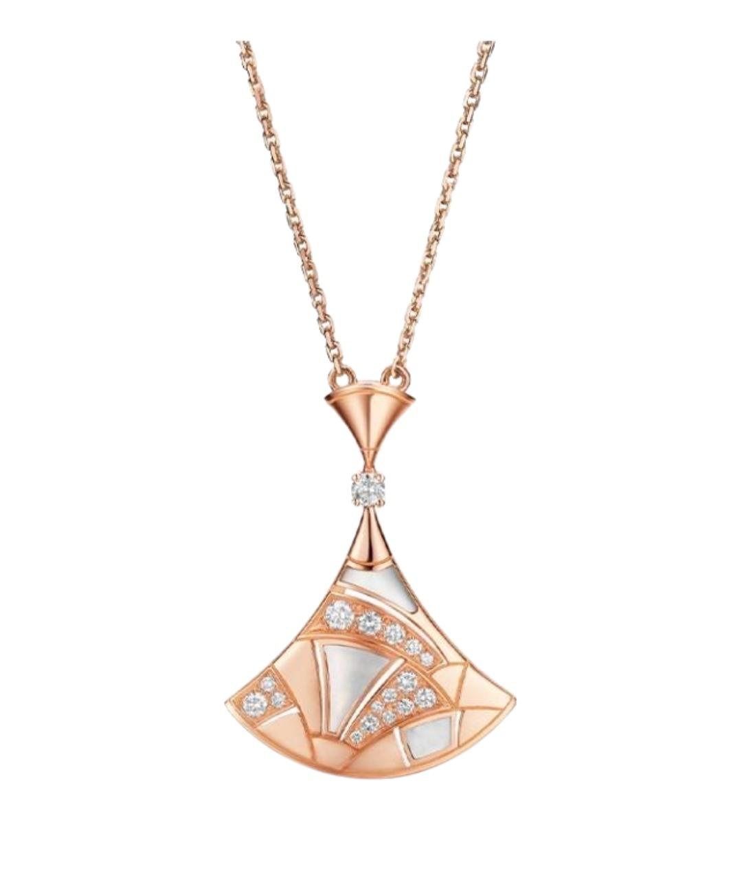 BVLGARI Золотое колье из розового золота, фото 1