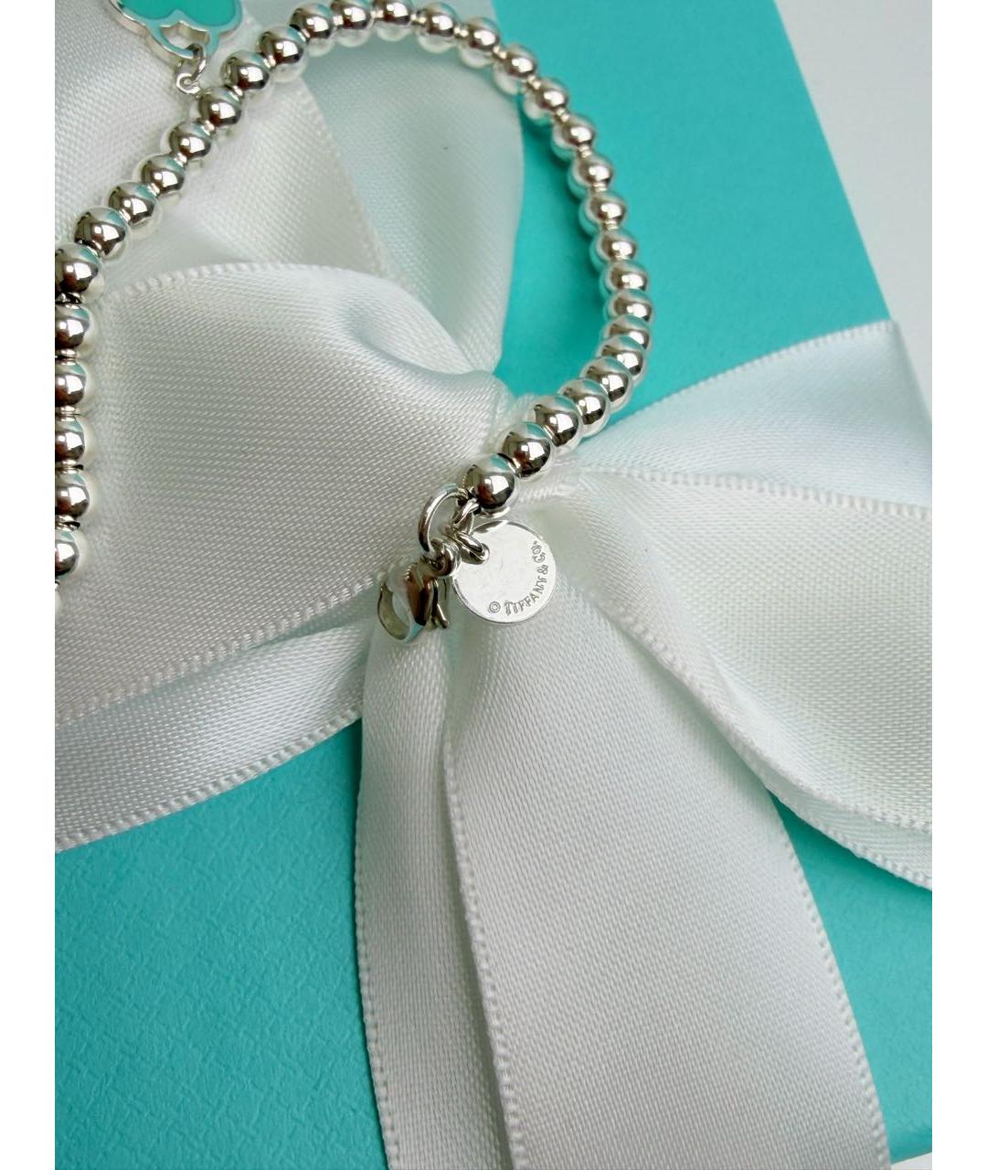 TIFFANY&CO Бирюзовый серебряный браслет, фото 6
