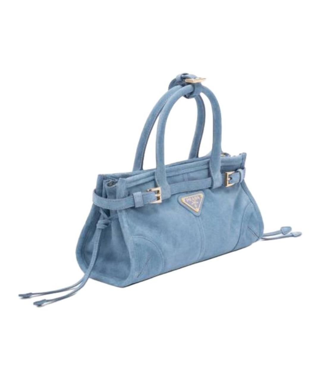 PRADA Голубая сумка через плечо, фото 2