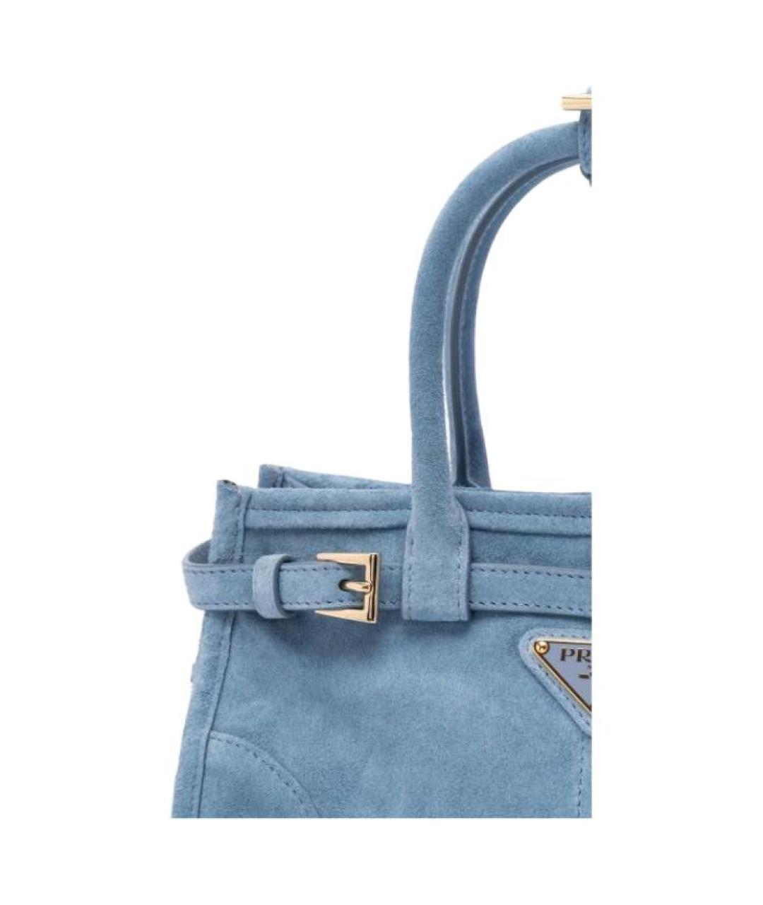 PRADA Голубая сумка через плечо, фото 5