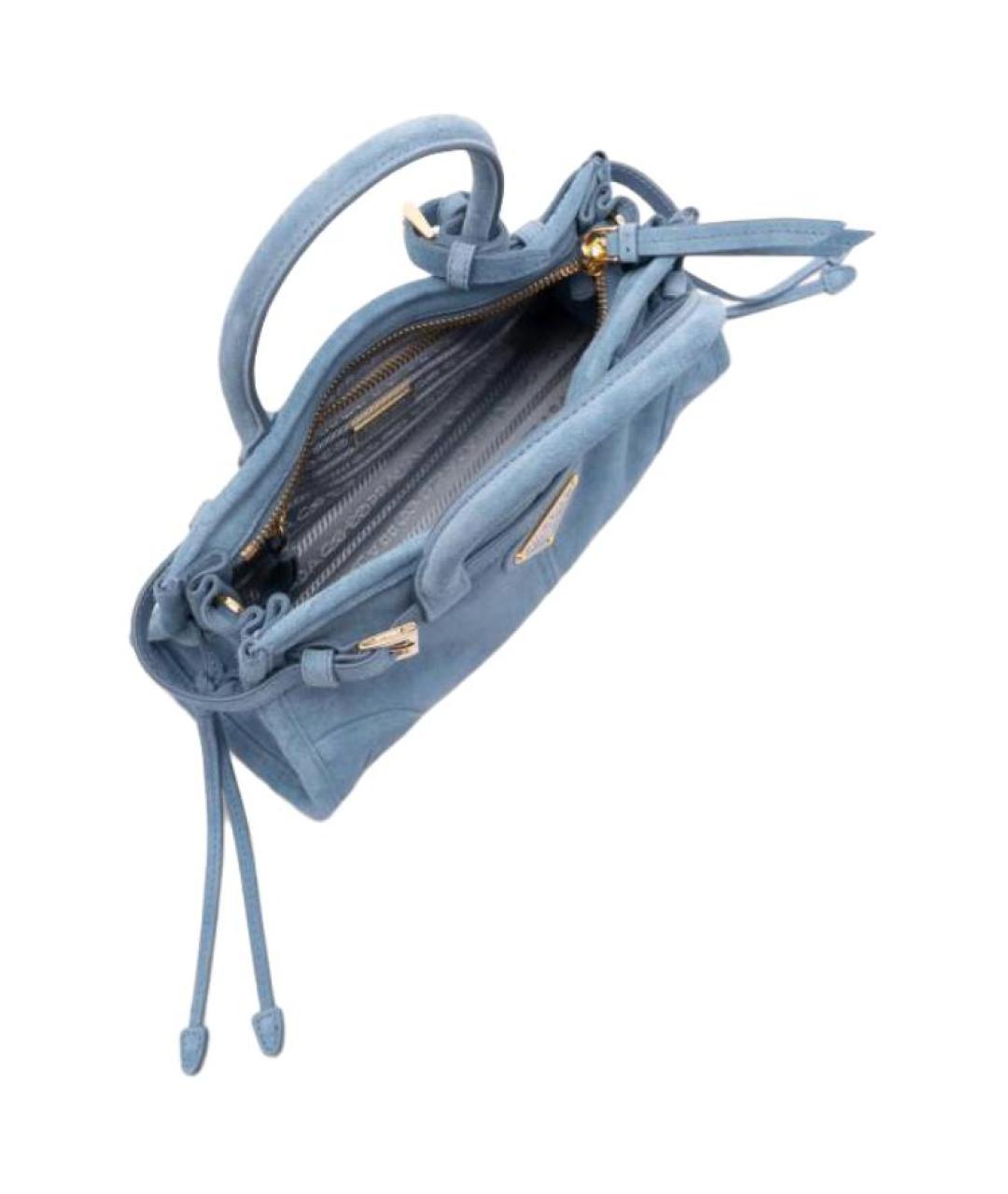 PRADA Голубая сумка через плечо, фото 4