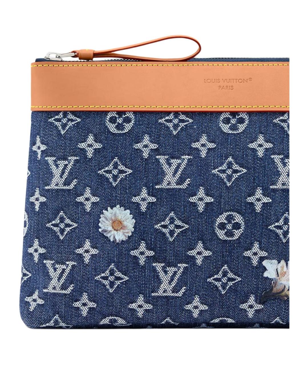 LOUIS VUITTON Синяя папка для документов, фото 5