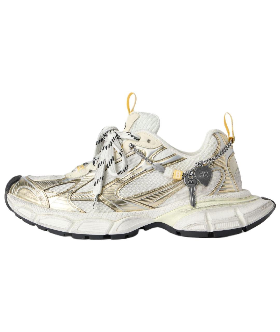 BALENCIAGA Желтые низкие кроссовки / кеды, фото 2