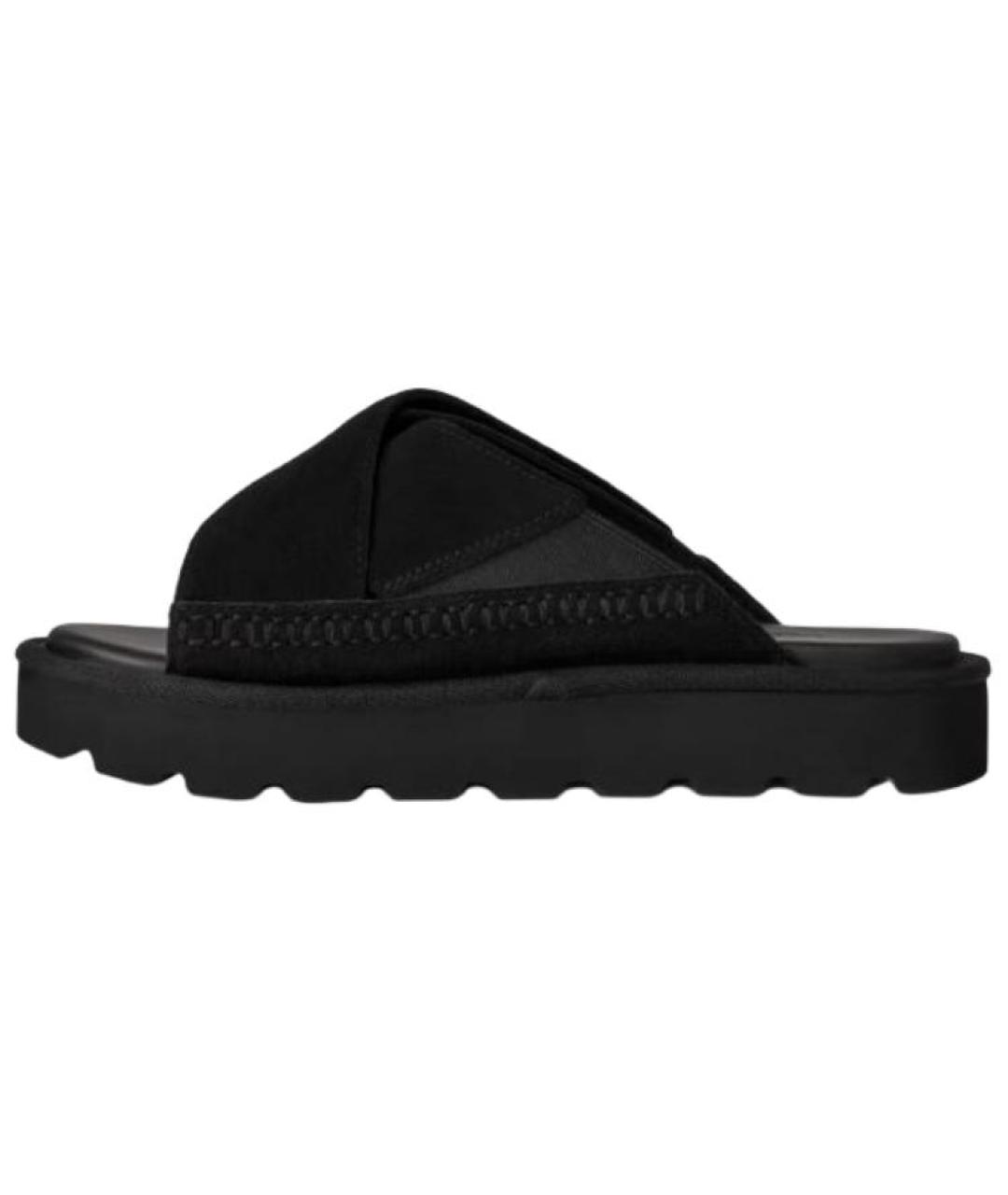 UGG Черные шлепанцы, фото 3