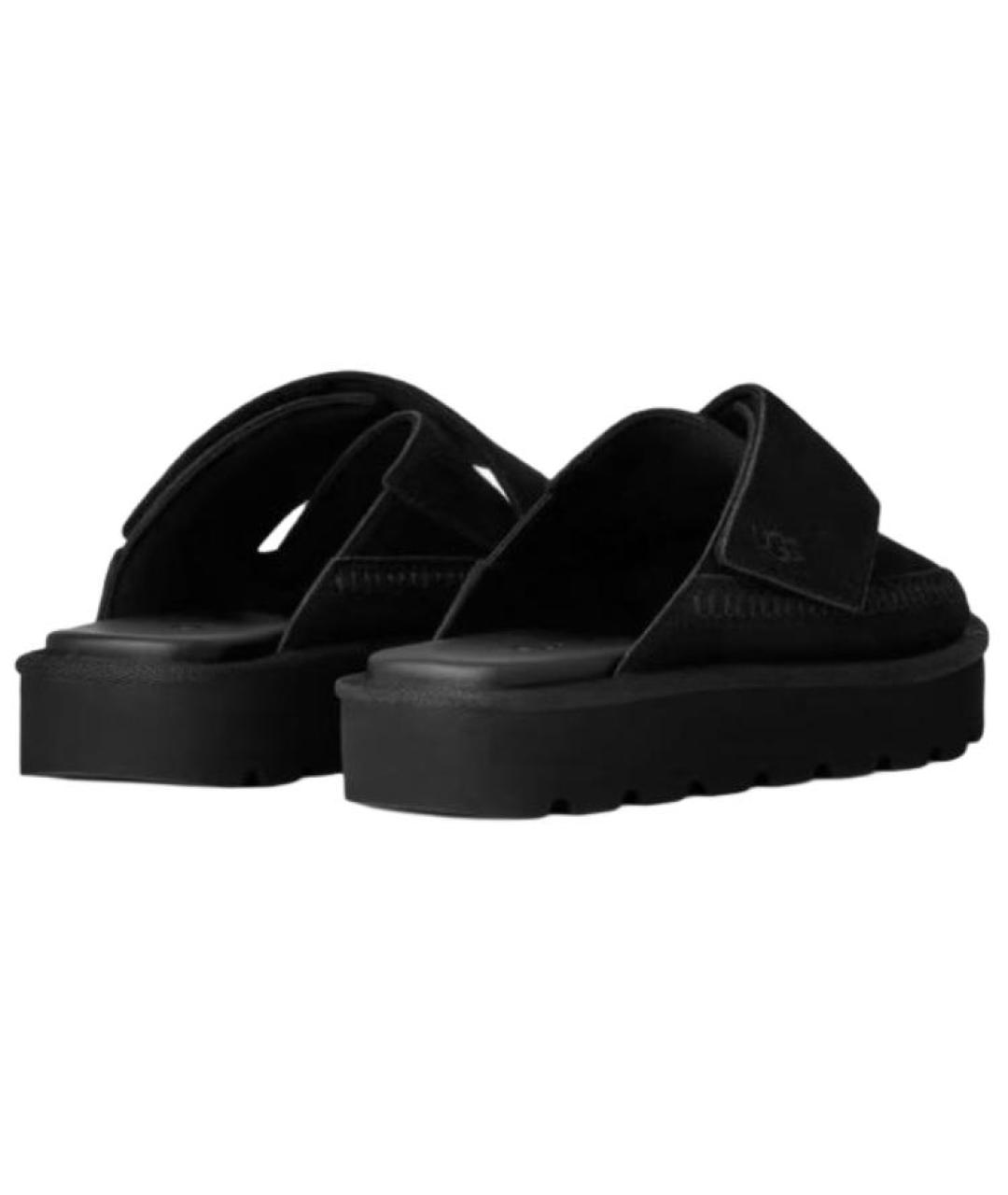 UGG Черные шлепанцы, фото 4