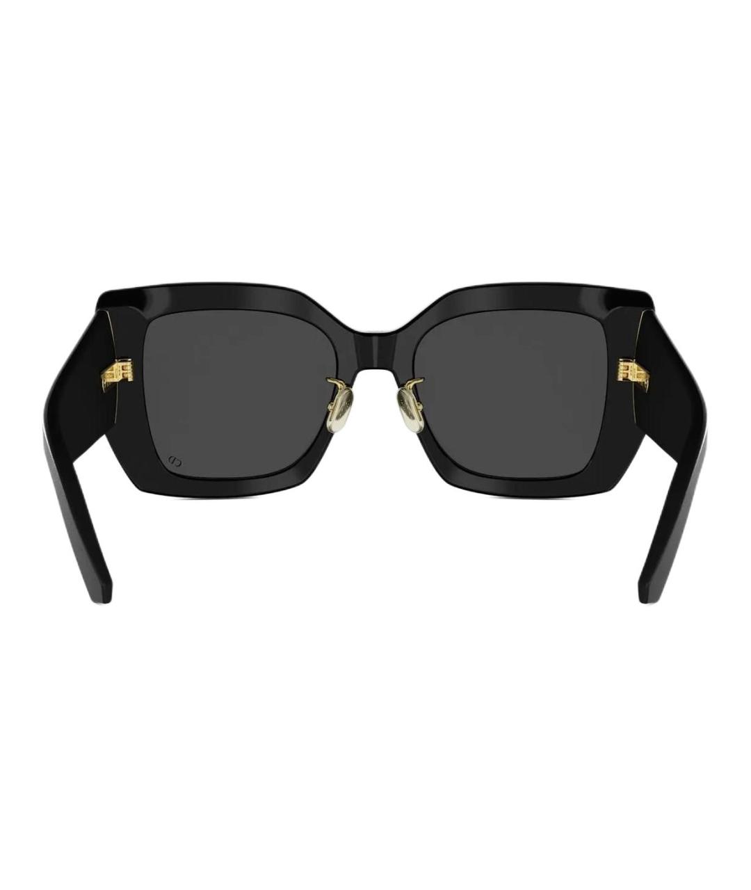 CHRISTIAN DIOR Черные пластиковые солнцезащитные очки, фото 5