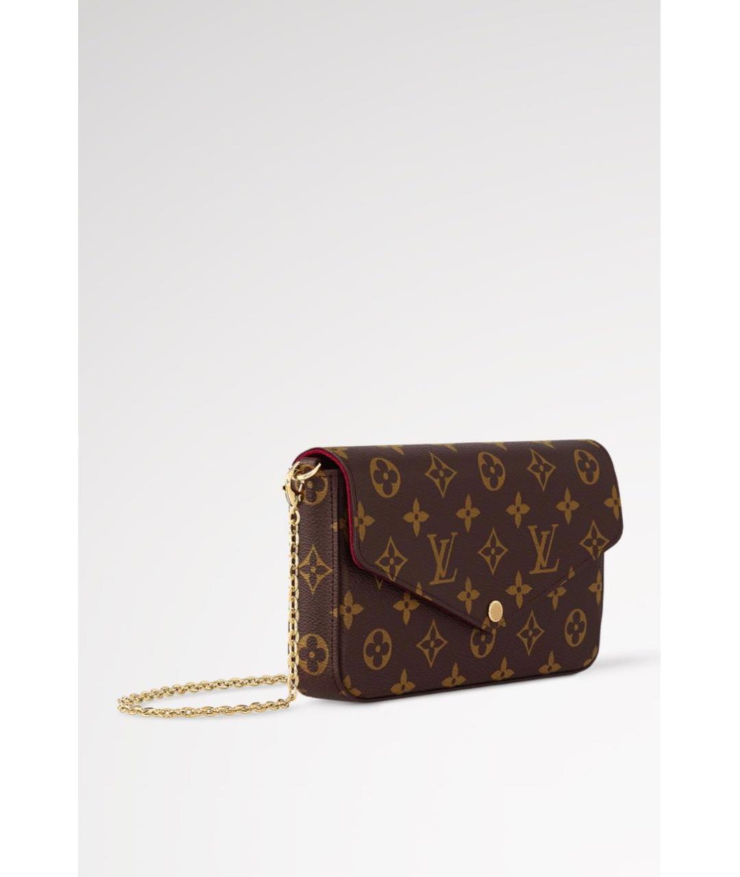 LOUIS VUITTON Коричневая сумка через плечо, фото 2