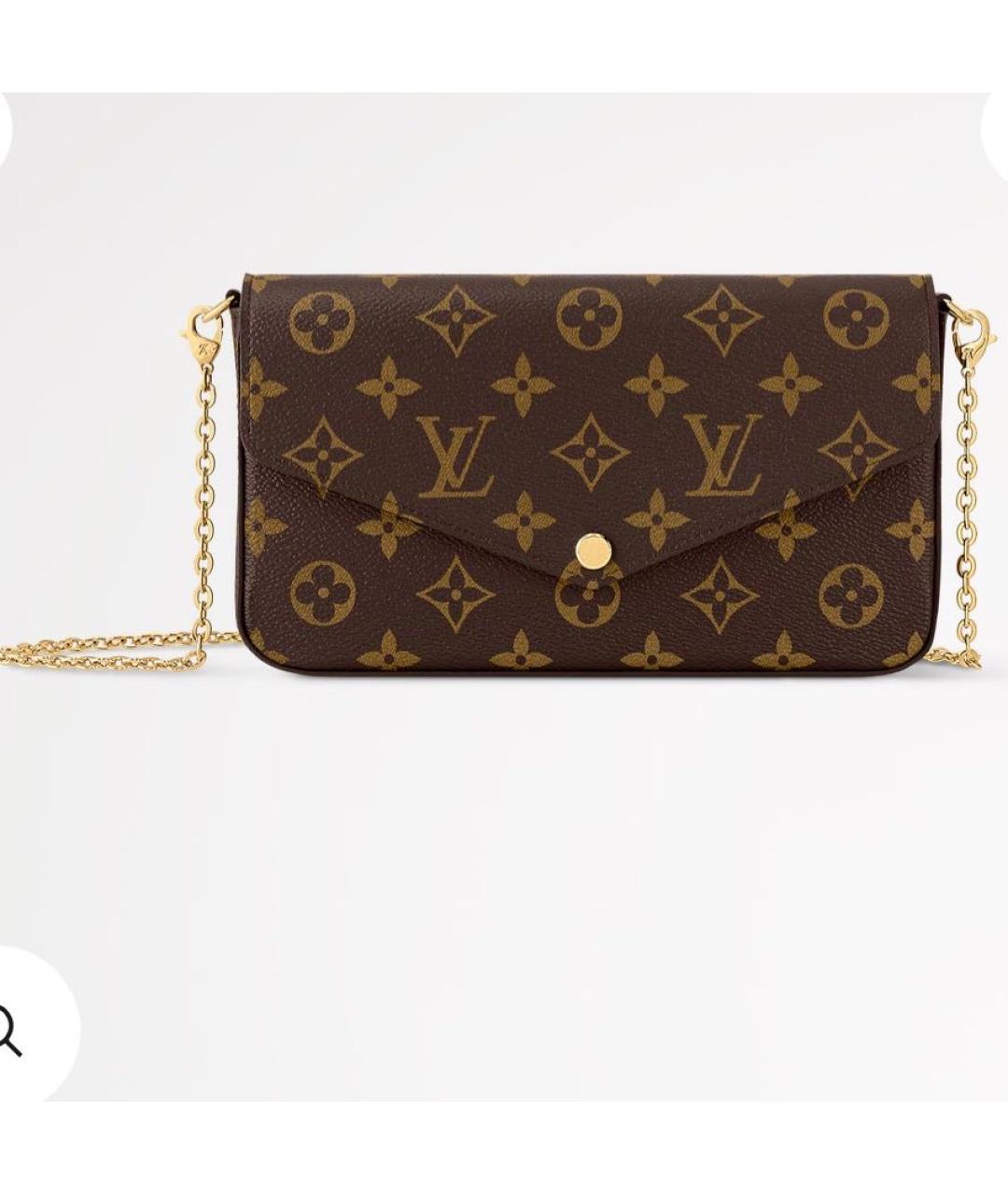 LOUIS VUITTON Коричневая сумка через плечо, фото 8