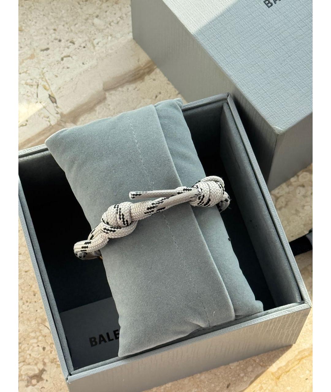 BALENCIAGA Золотой металлический браслет, фото 5