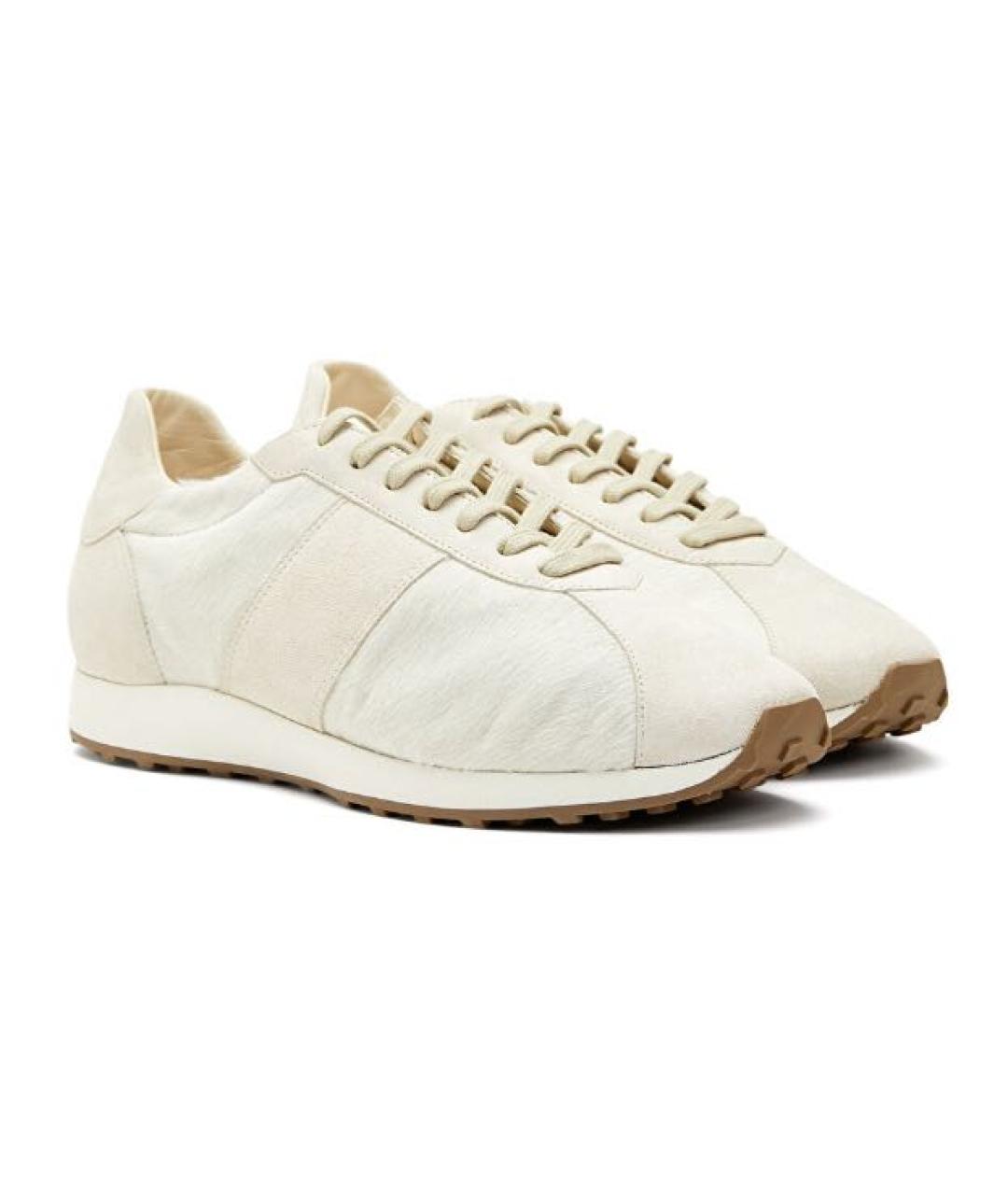 THE ROW Бежевые текстильные кроссовки, фото 2