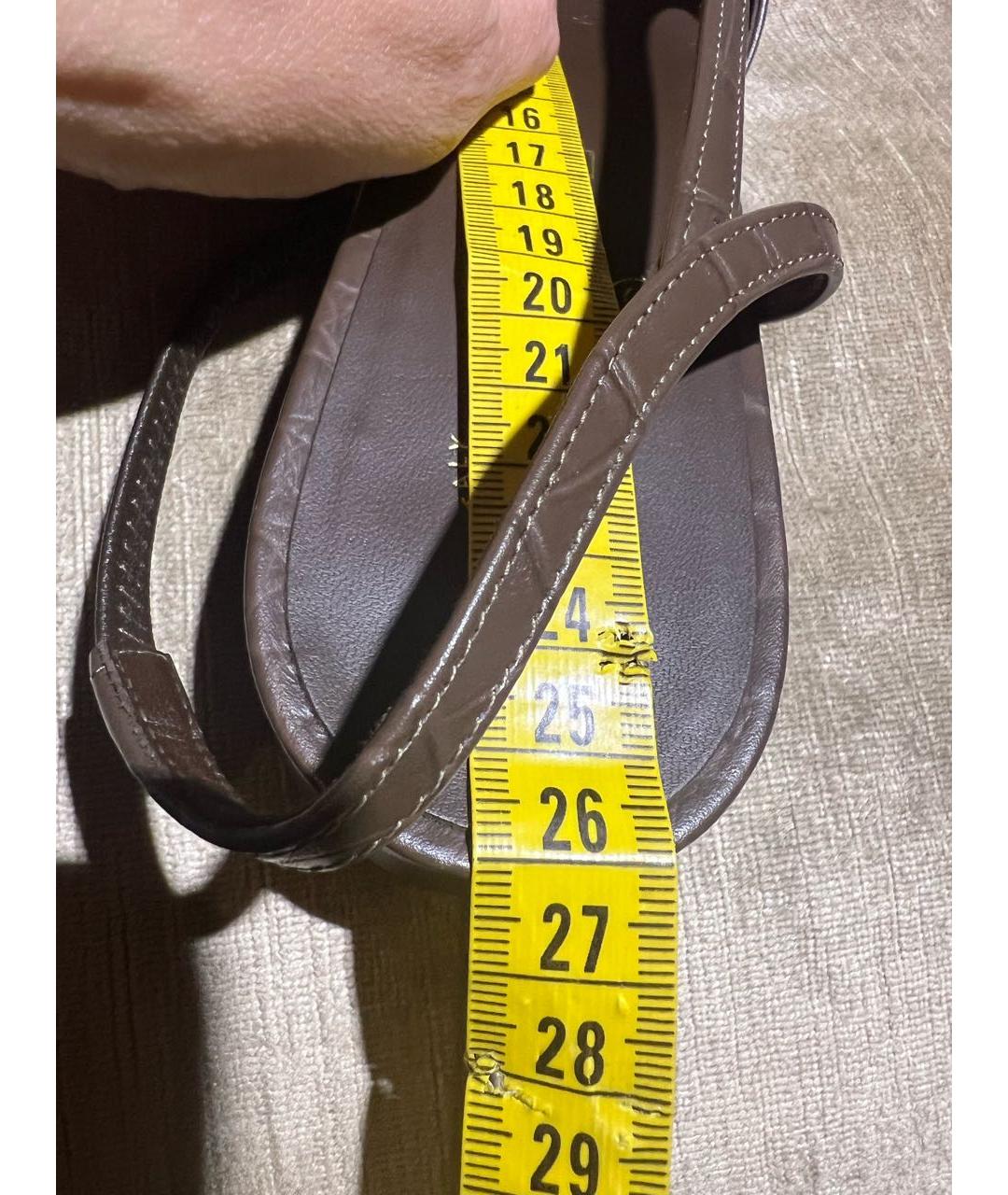 CHANEL Коричневые кожаные балетки, фото 7