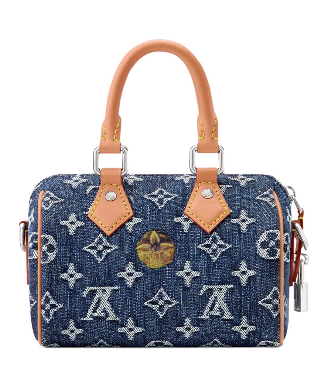 LOUIS VUITTON Синяя сумка на плечо, фото 3