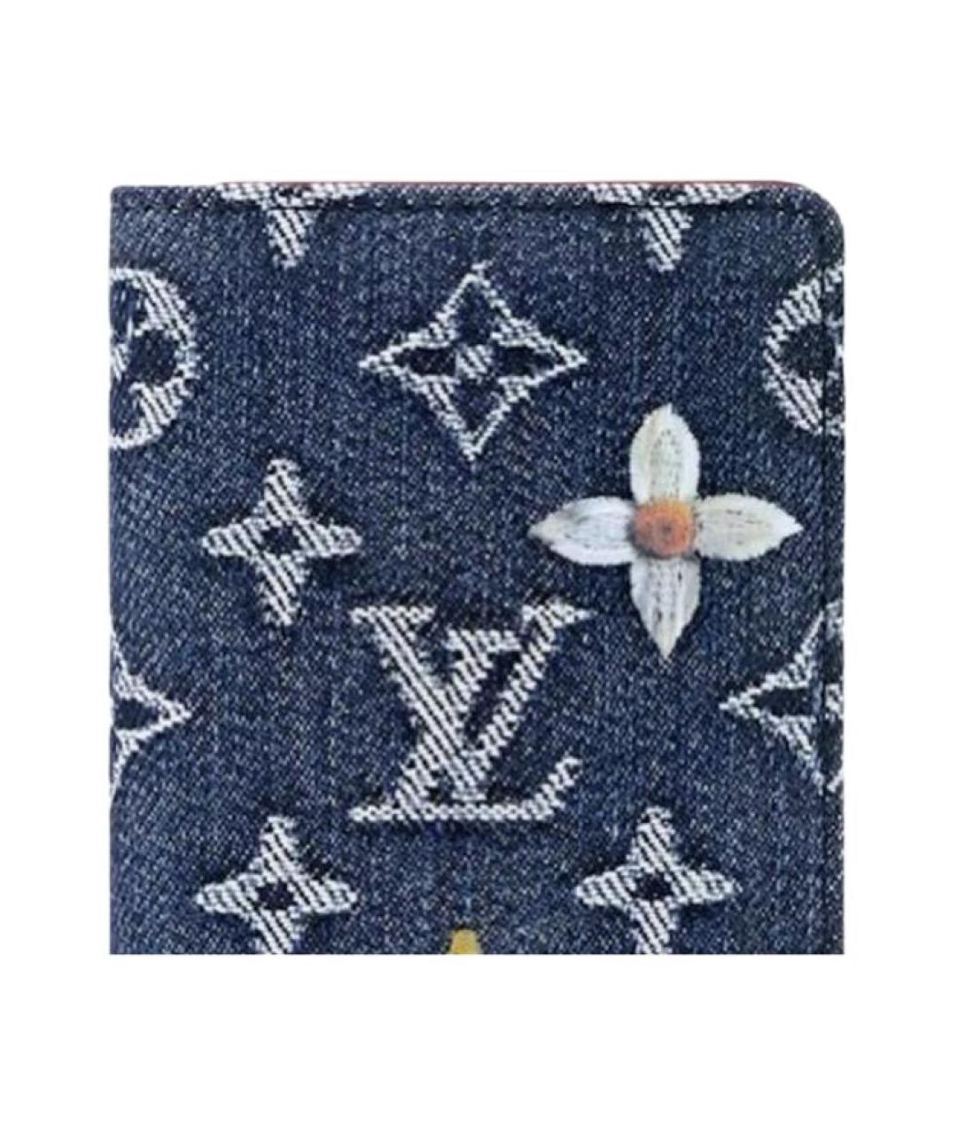 LOUIS VUITTON Синий кардхолдер, фото 5