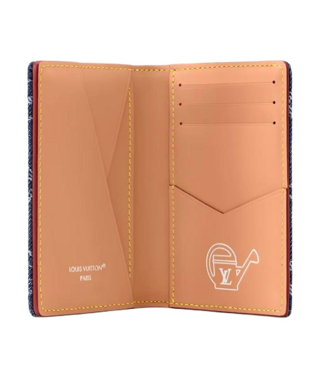 LOUIS VUITTON Синий кардхолдер, фото 4