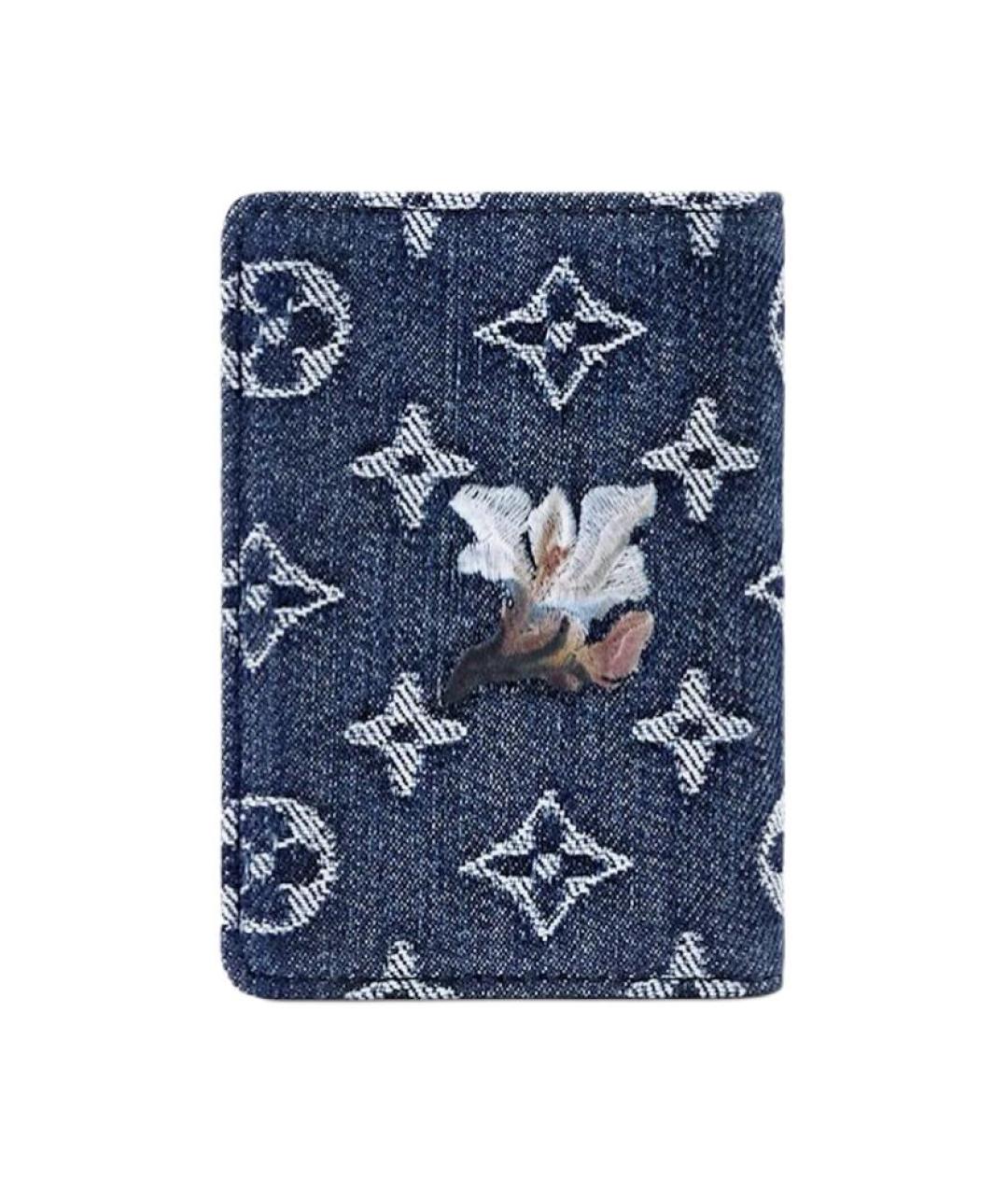 LOUIS VUITTON Синий кардхолдер, фото 3