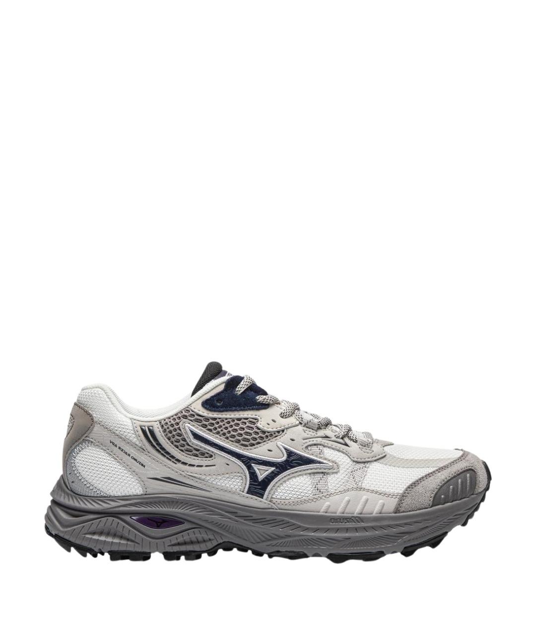 MIZUNO Серые текстильные кроссовки, фото 1