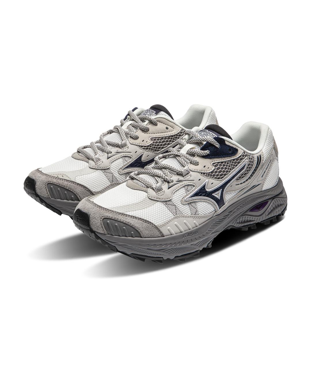 MIZUNO Серые текстильные кроссовки, фото 4