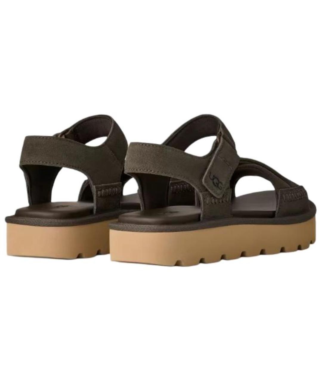 UGG AUSTRALIA Серые сандалии, фото 4
