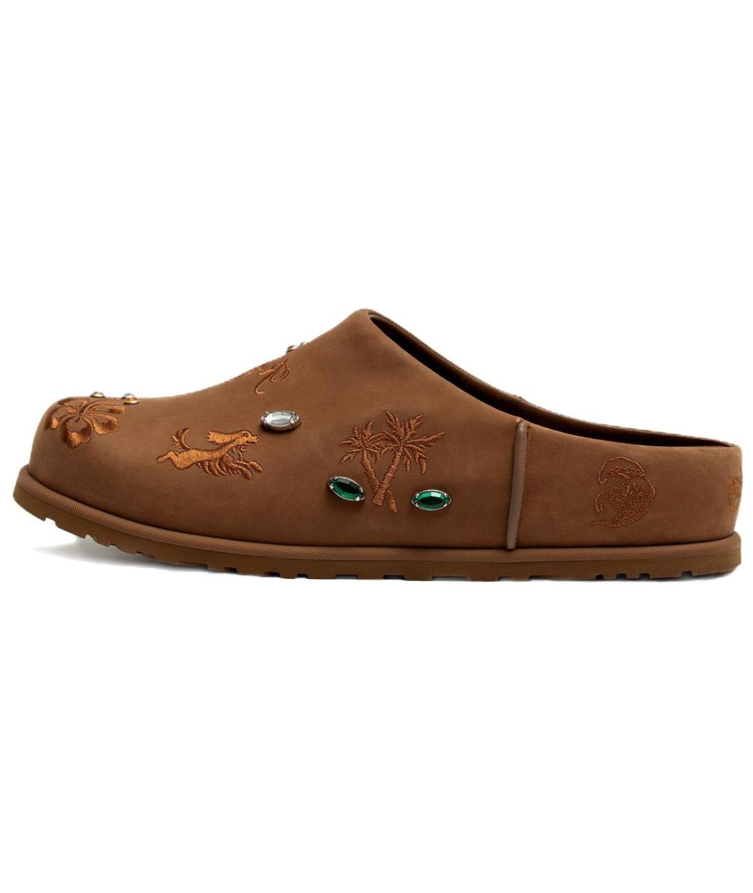 UGG AUSTRALIA Коричневые сандалии, фото 5