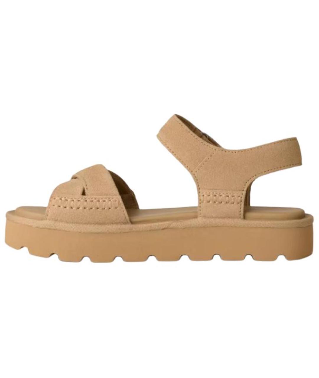 UGG AUSTRALIA Бежевые сандалии, фото 2