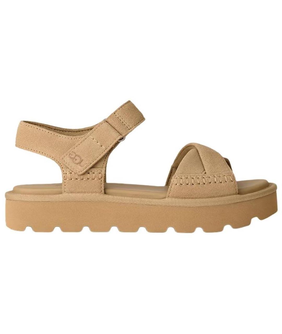 UGG AUSTRALIA Бежевые сандалии, фото 1