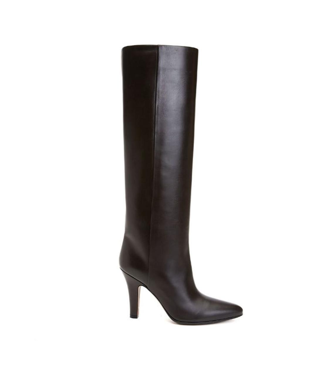 THE ROW Коричневые кожаные сапоги, фото 1