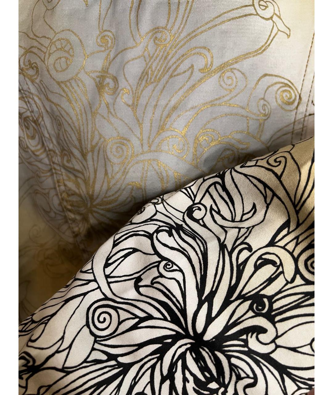 JUST CAVALLI Золотая хлопковая куртка, фото 8