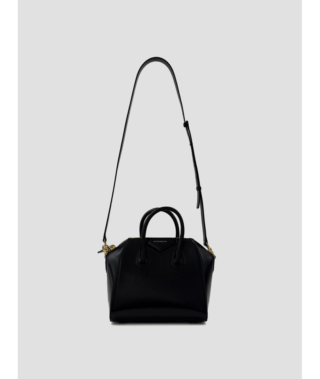 GIVENCHY Черная кожаная сумка через плечо, фото 4