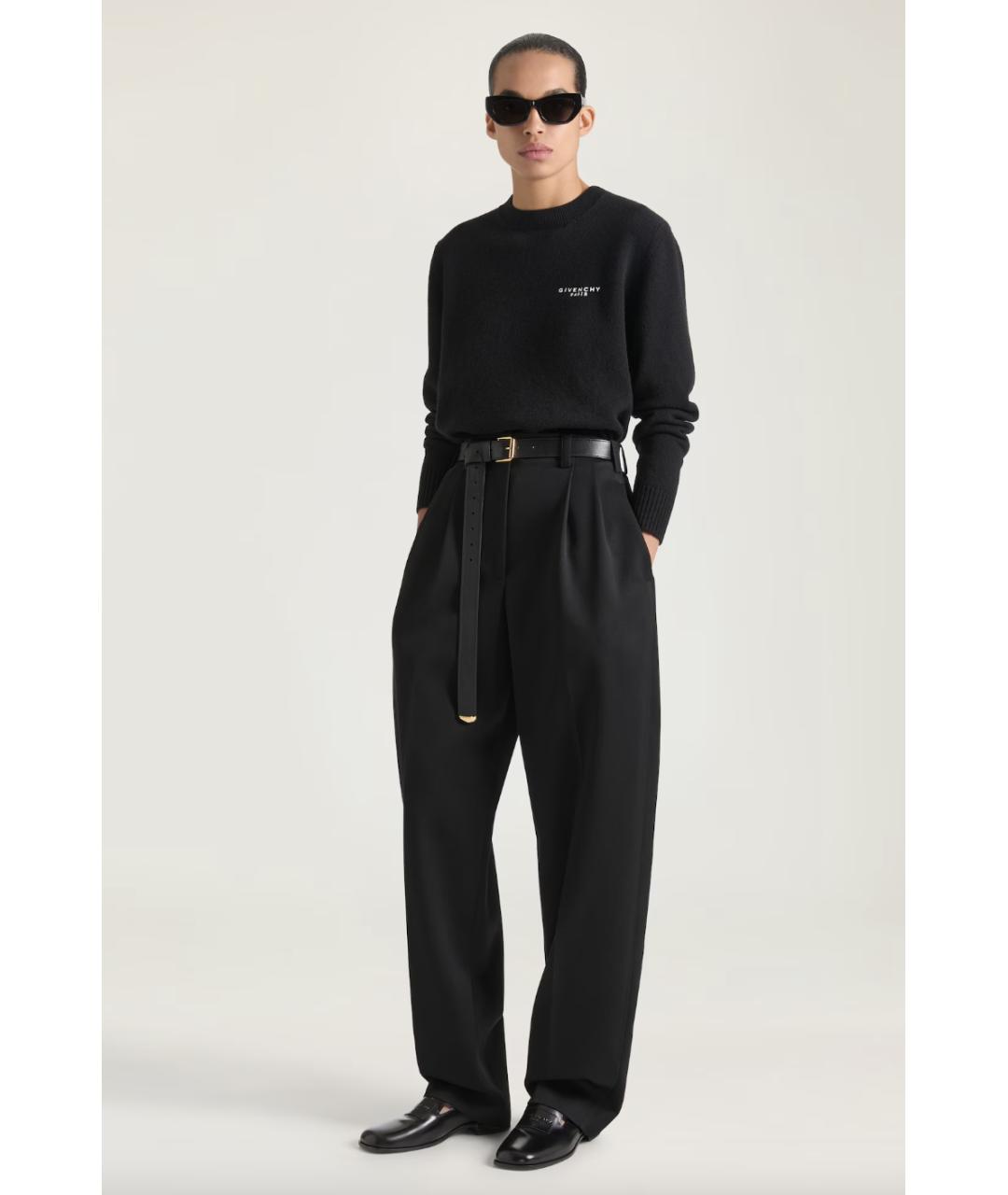 GIVENCHY Черный шерстяной джемпер / свитер, фото 2