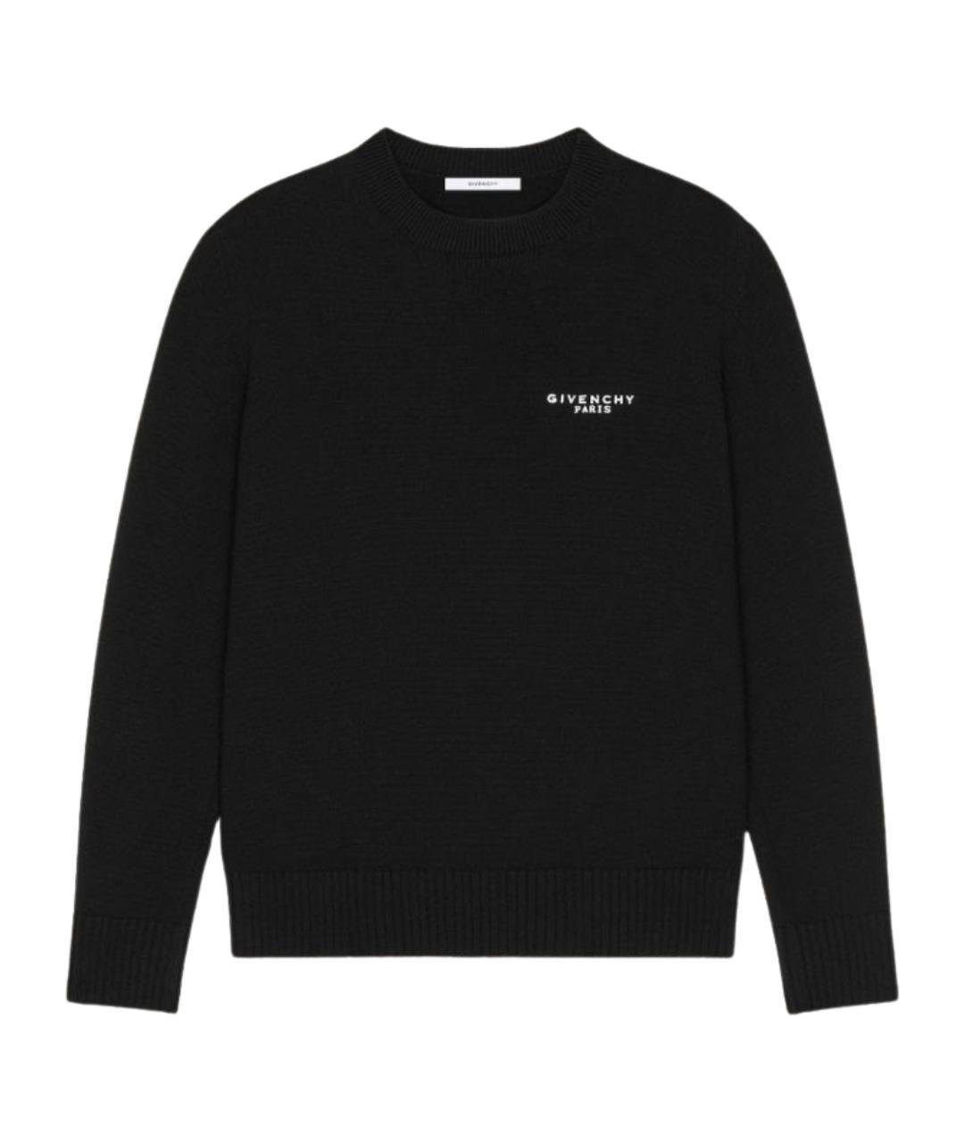 GIVENCHY Черный шерстяной джемпер / свитер, фото 1