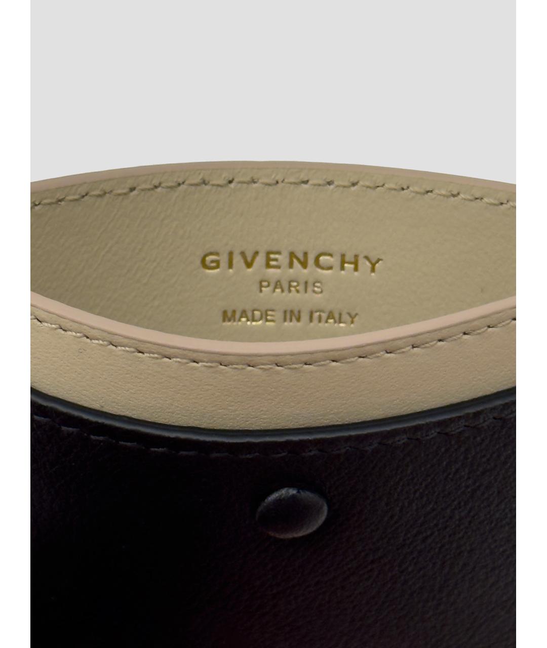 GIVENCHY Черный кожаный кардхолдер, фото 3