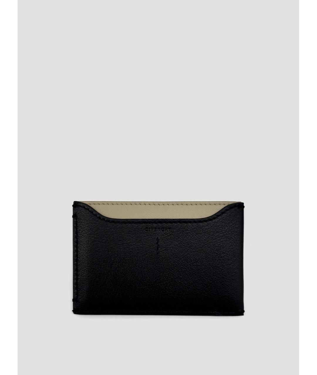 GIVENCHY Черный кожаный кардхолдер, фото 2
