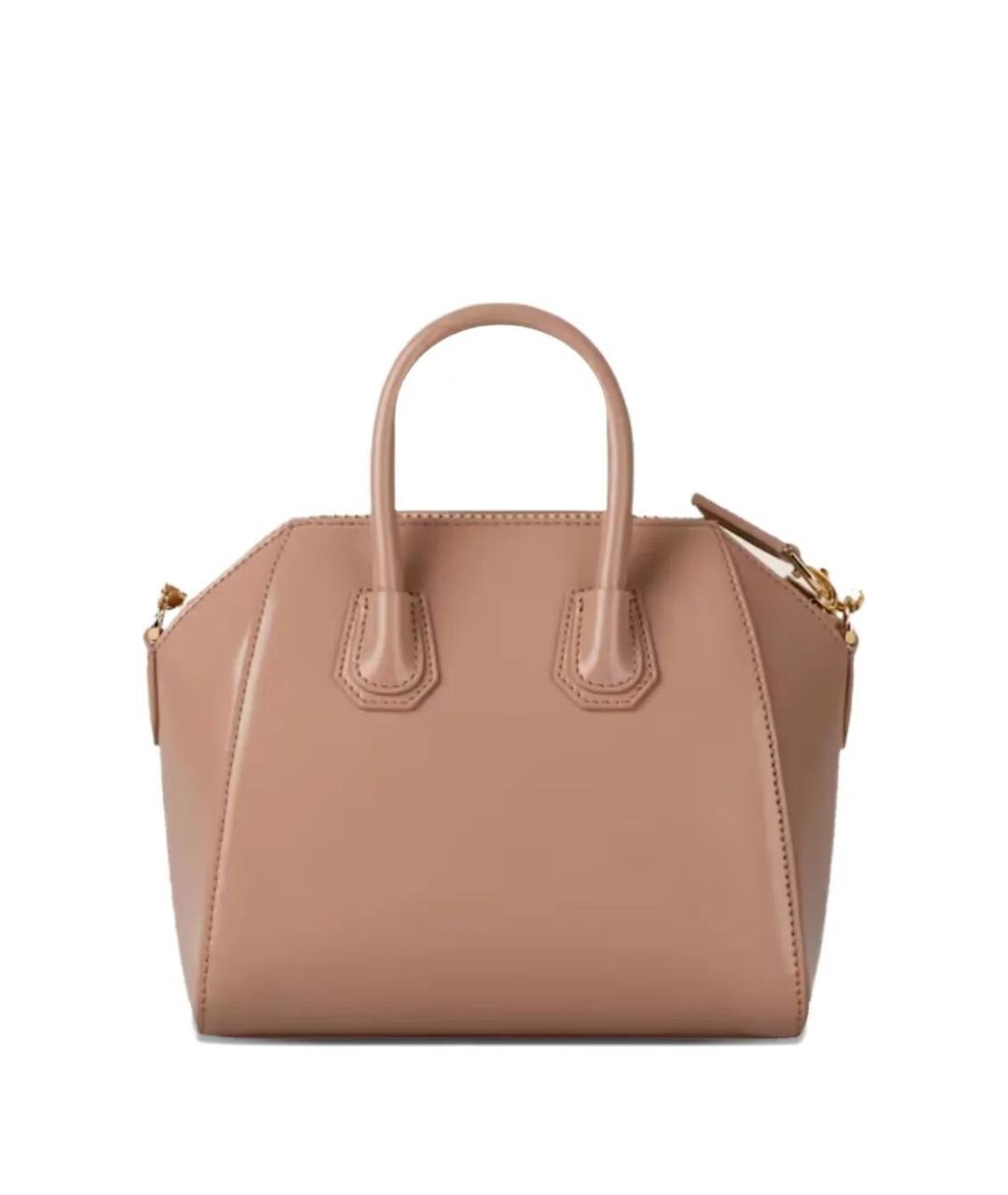 GIVENCHY Розовая кожаная сумка с короткими ручками, фото 2