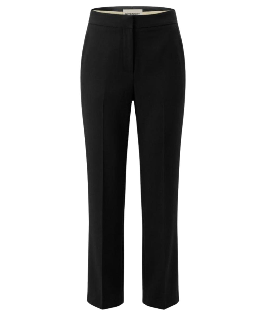 GIVENCHY Черные вискозные брюки узкие, фото 1