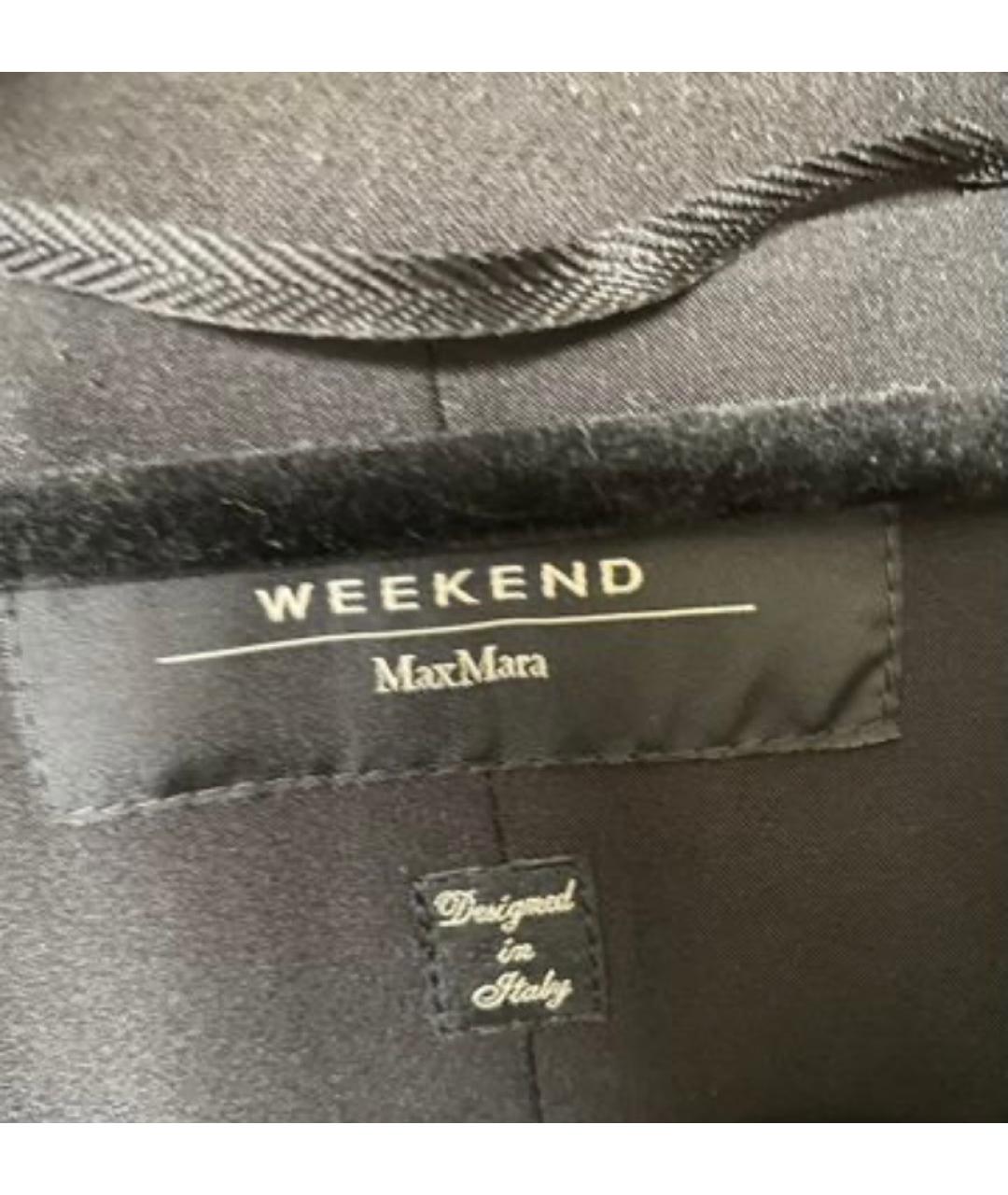 MAX MARA Черный шерстяной костюм с брюками, фото 3